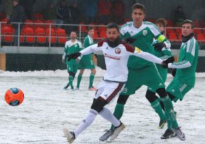  V prvom prípravnom zápase naši futbalisti podľahli v zasneženom počasí súperovi FK Pohronie Žiar nad Hronom 1:3