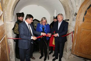 Obnova horného nádvoria hradu Ľupča - otvorenie