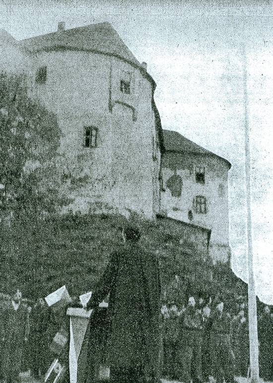 Otvorenie strediska pracujúceho dorastu na hrade Ľupča