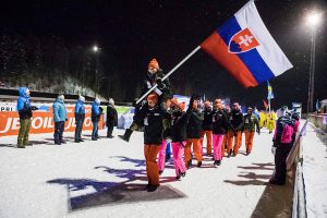 Nástup výprav na otvárací ceremoniál