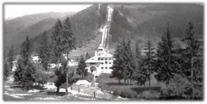 Hydrocentrála Jasenie - stav okolo roku 1930