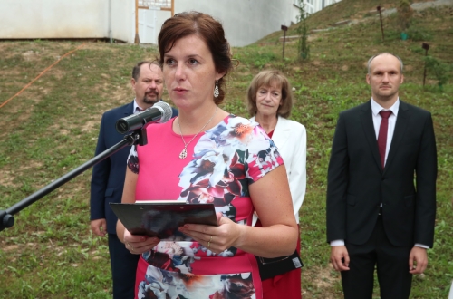 Riaditeľka SSOŠH ŽP Ing. Miriam Pindiaková objektívom A. Nociarovej