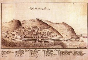 Celkový pohľad na plán železiarne v Hronci, rok 1765. Foto: archív redakcie