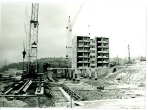 Pohľad na výstavbu prvej etapy SOU hutníckeho v Lopeji. Foto: archív redakcie