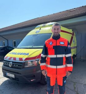 Michal Dilský sa stal hlavným zdravotníckym záchranárom v júli tohto roka. 
                                                                                                                         Foto: ZZS NsP Brezno