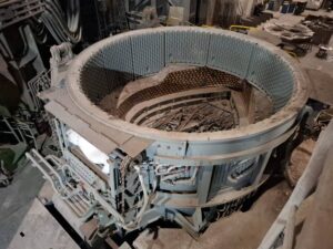 Nová nístej pred prvou tavbou. Foto: I. Krajči