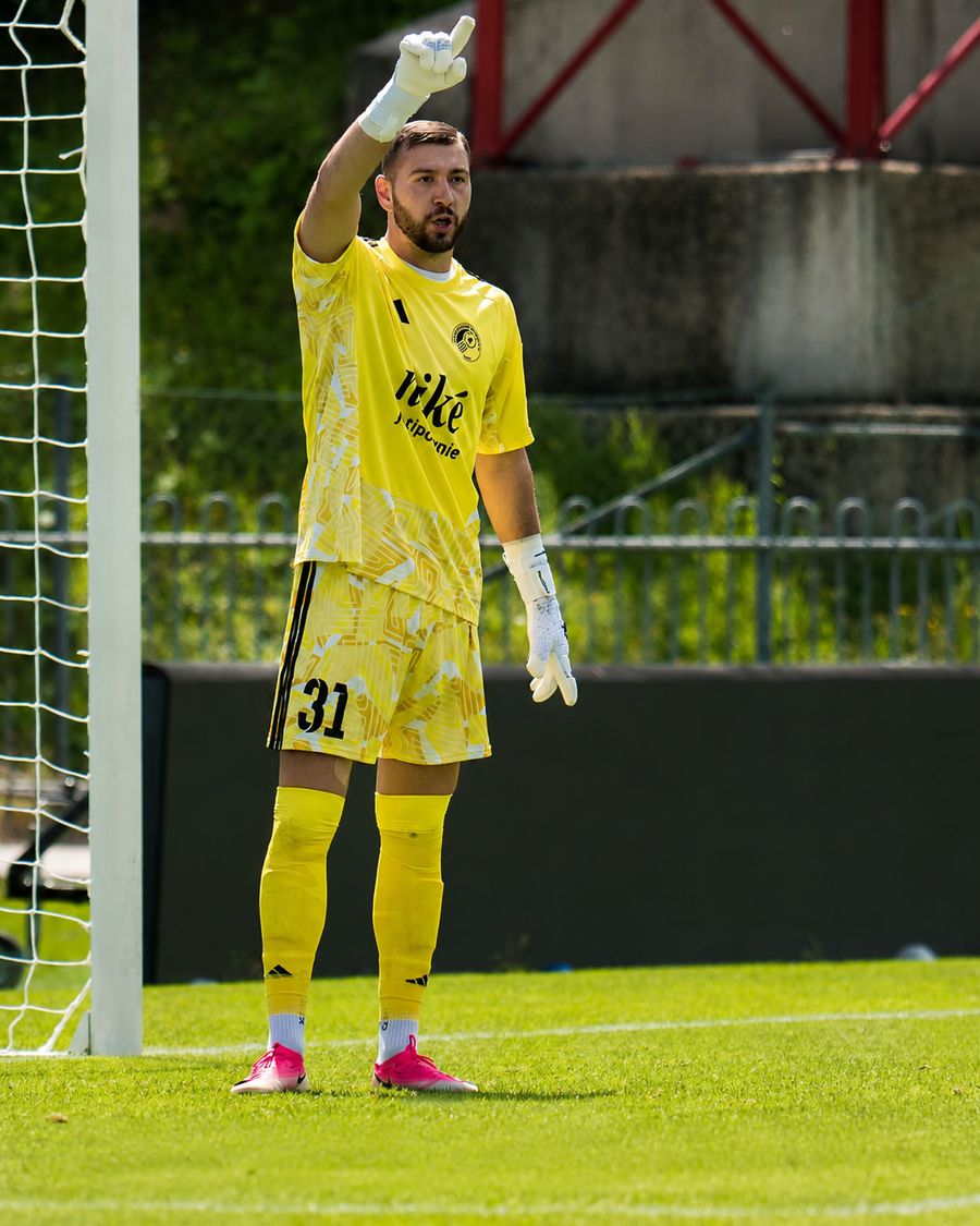 Martin Trnovský už v novom drese Podbrezovej. Foto: FK ŽP